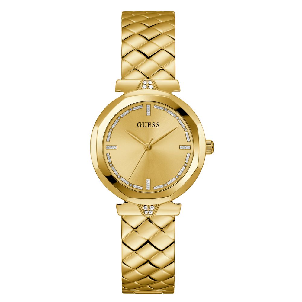 Gold Stainless Steel Dress Watch