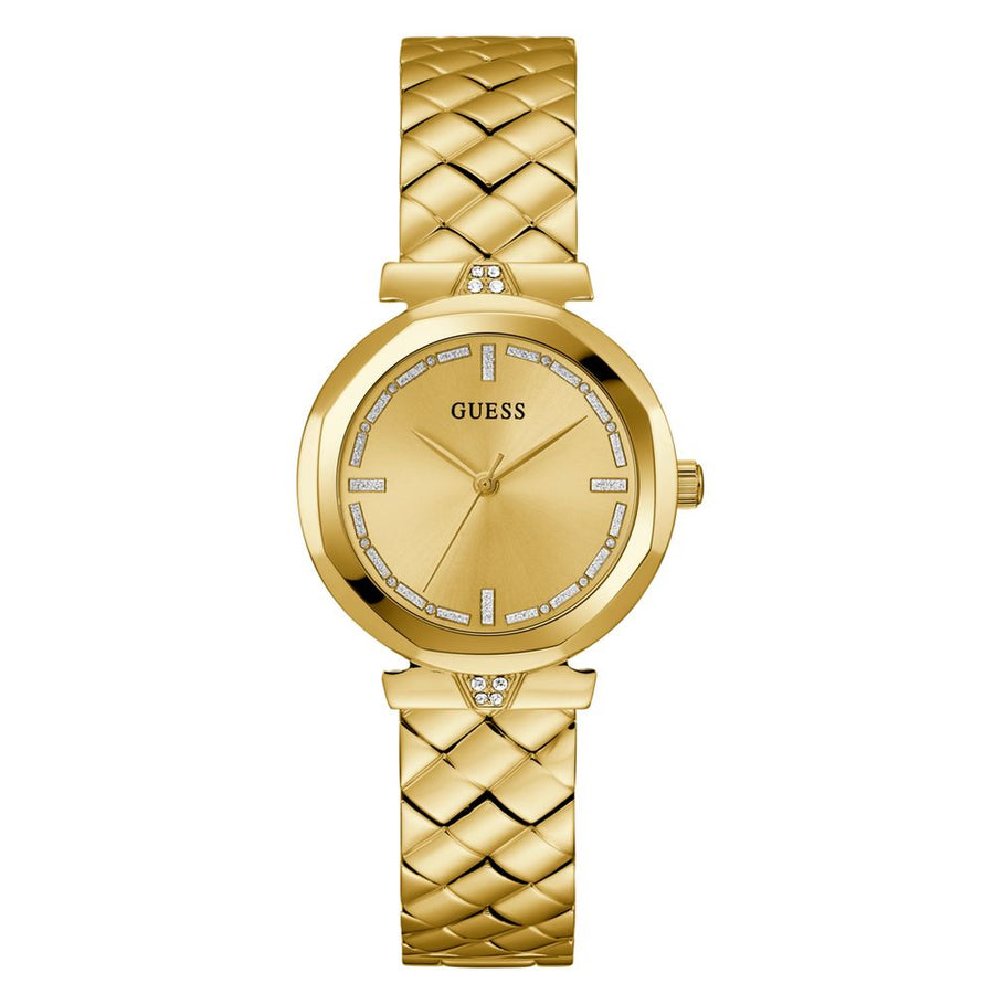 Gold Stainless Steel Dress Watch