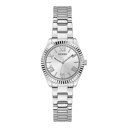 Gray Stainless Steel Dress Watch