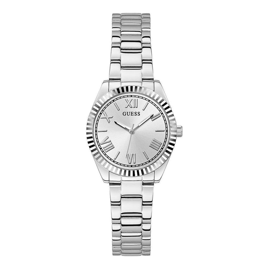 Gray Stainless Steel Dress Watch