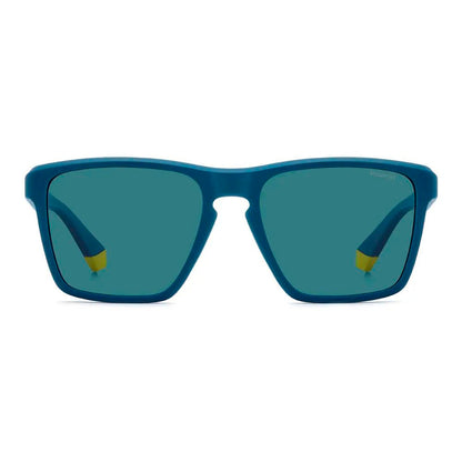 Blue Polycarbonate Sunglasses