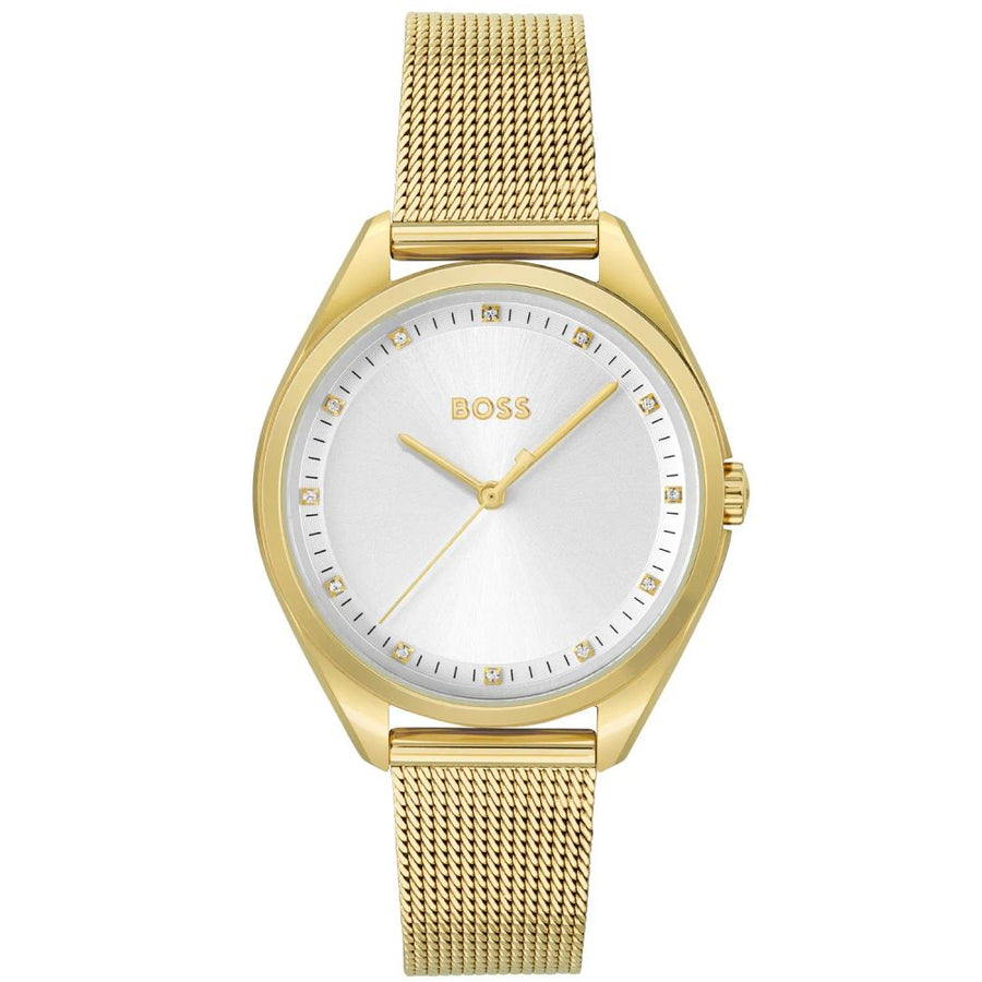 Gold Stainless Steel Dress Watch