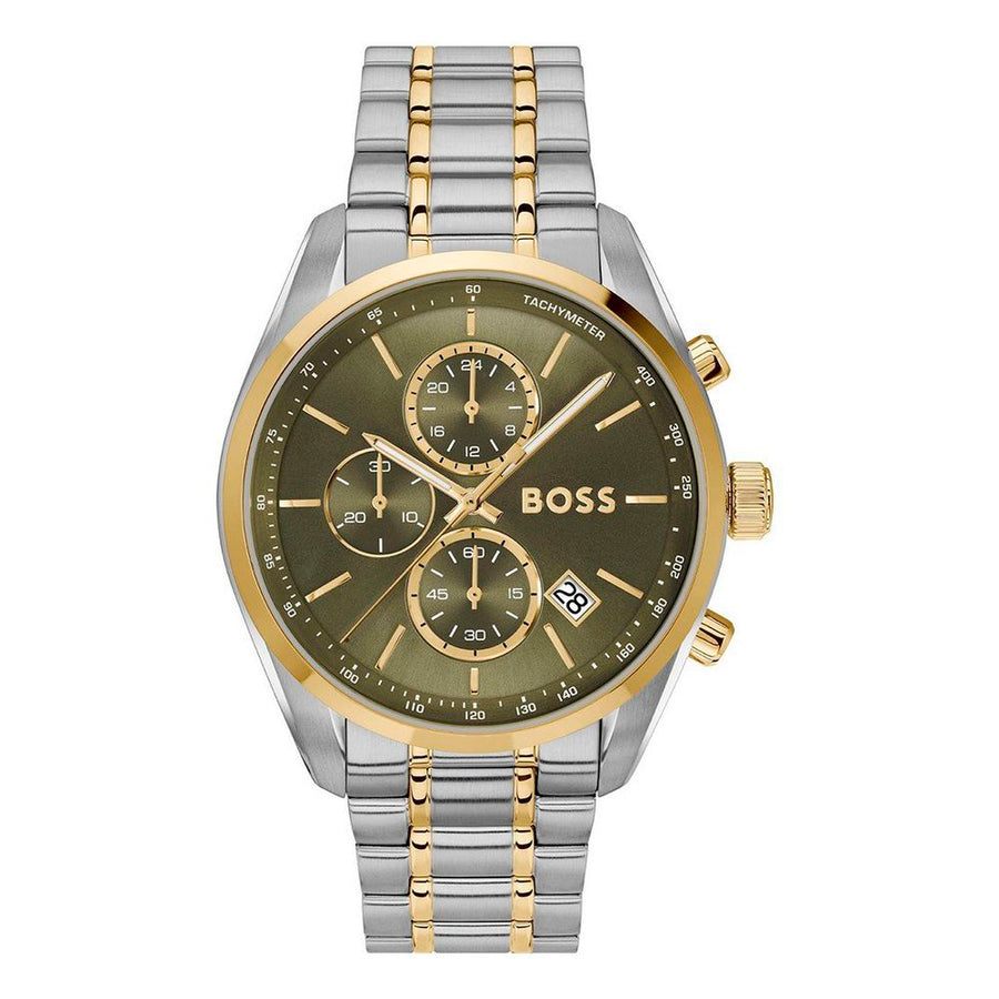 Gray Stainless Steel Dress Watch