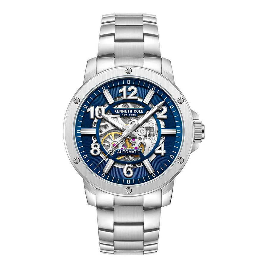Gray Stainless Steel Dress Watch