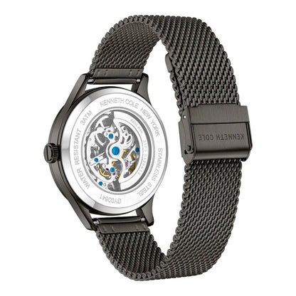 Gray Stainless Steel Dress Watch