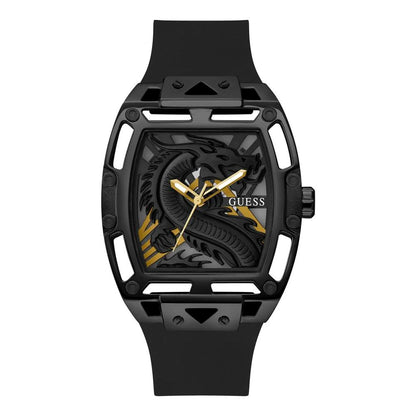 Black Synthetic Dress Watch