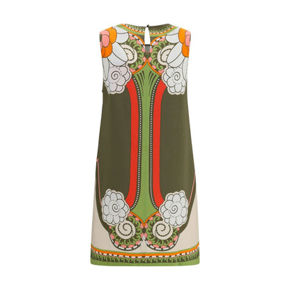 Multicolor Viscose Casual Dress