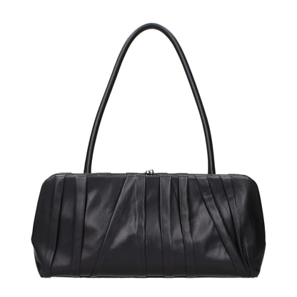 Black Leather Shoulder Bag