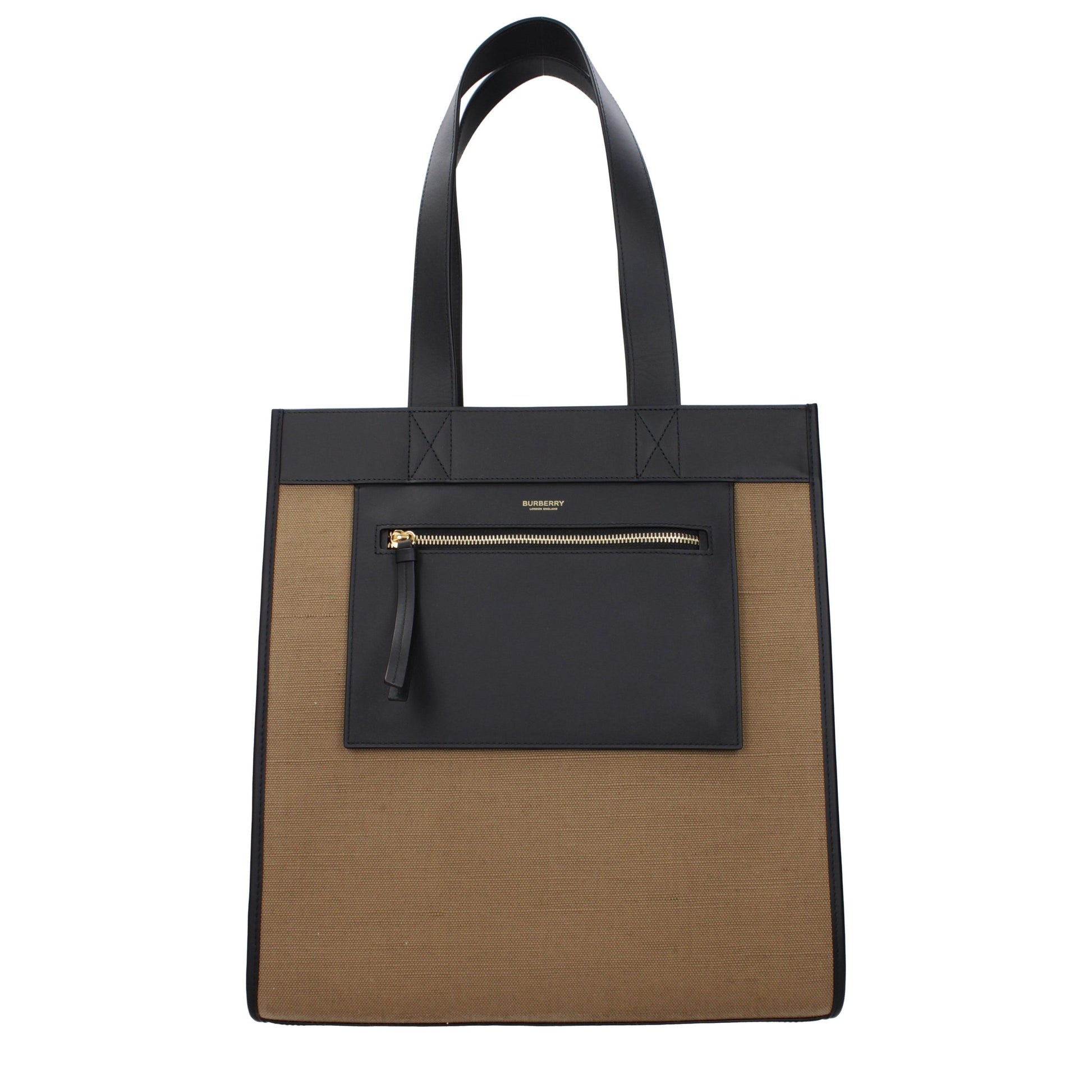 Brown Fabric Shoulder Bag