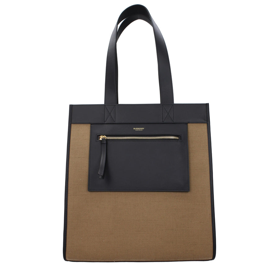 Brown Fabric Shoulder Bag
