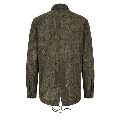 Green Viscose Men's Shirt
