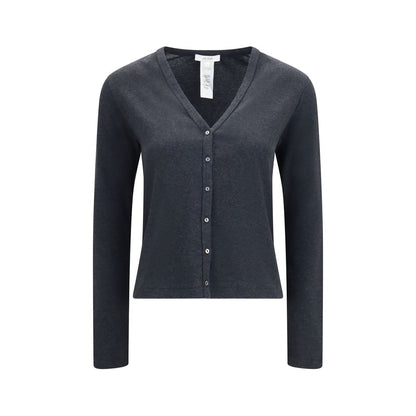 Gray Cotton Cardigan