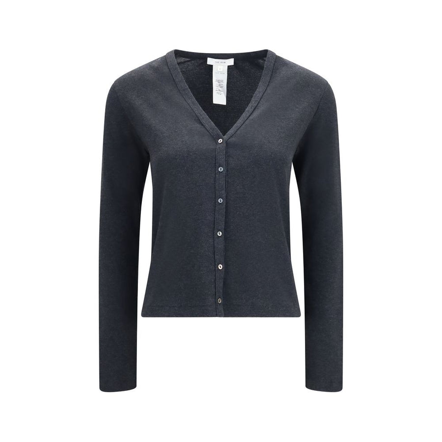 Gray Cotton Cardigan