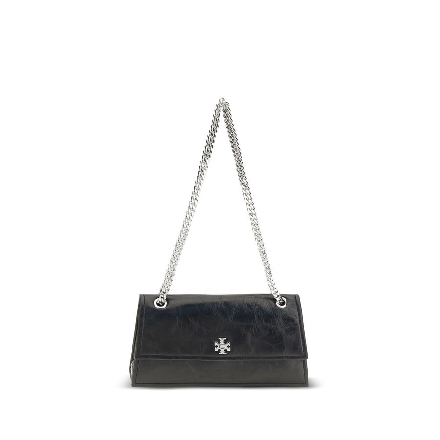 Black Suede Leather Shoulder Bag