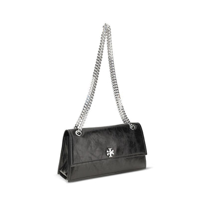 Black Suede Leather Shoulder Bag