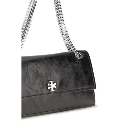 Black Suede Leather Shoulder Bag
