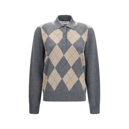 Gray Polyamide Polo Shirt