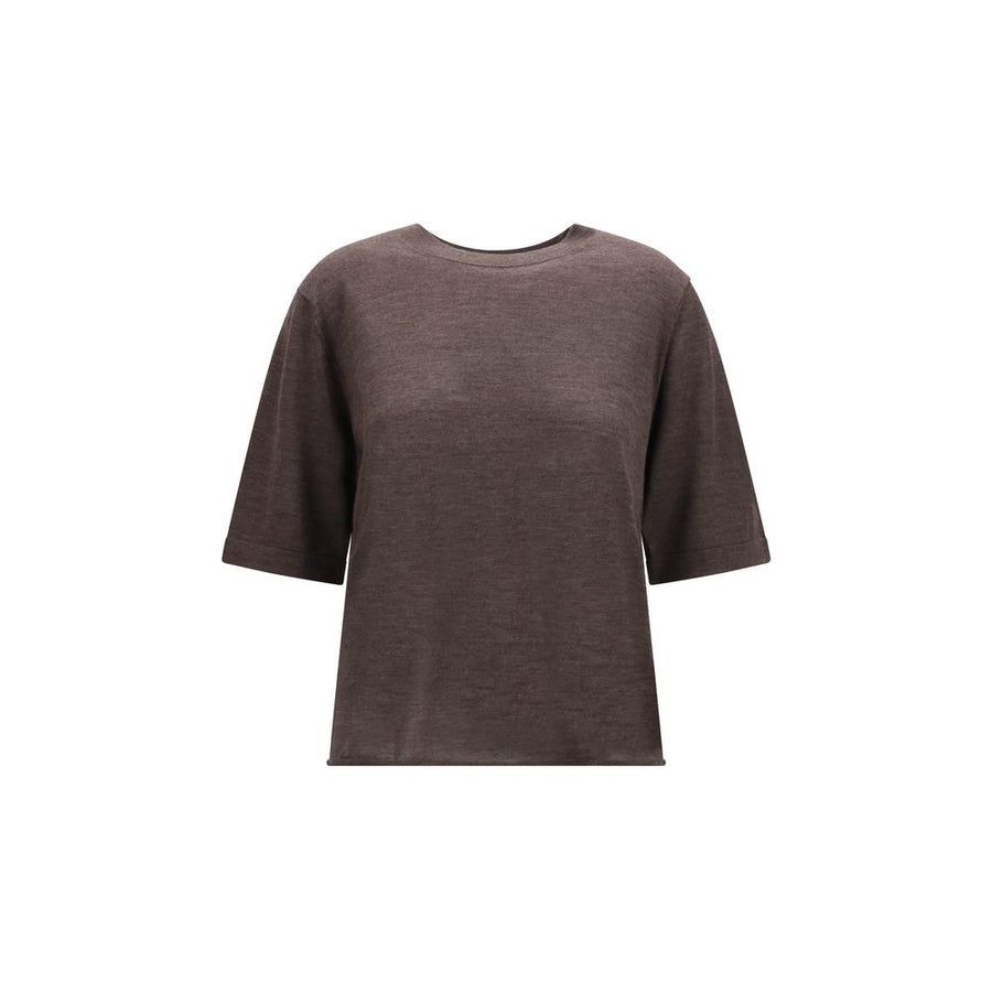 Brown Cashmere T-Shirt