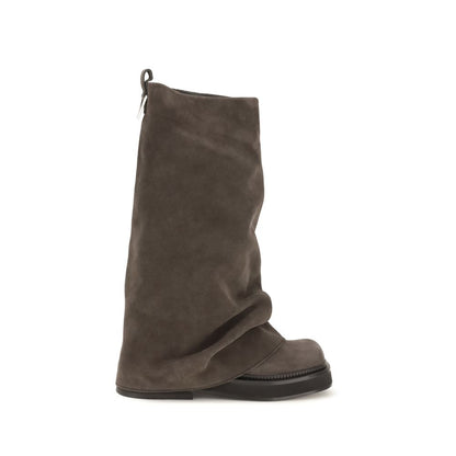 Brown Calf Leather Bos Taurus Boots