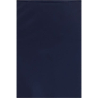 Blue Silk Long Skirt
