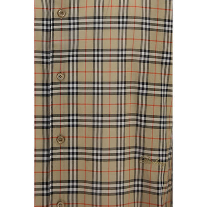 Beige Cotton Pattern Shirt