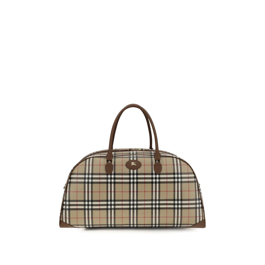 Beige Cotton Shoulder Bag