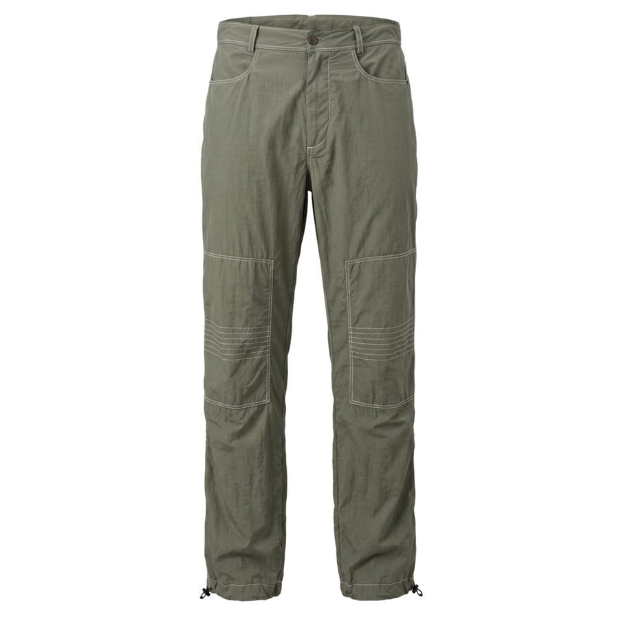 Green Fabric Men Pant