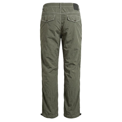 Green Fabric Men Pant