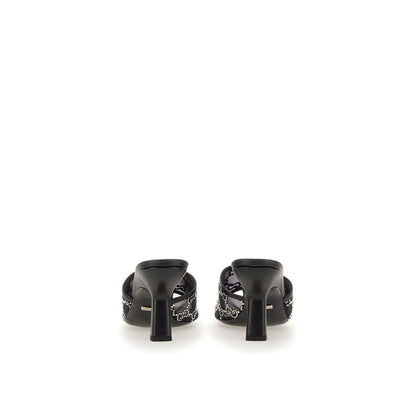 Black Polyamide Mules