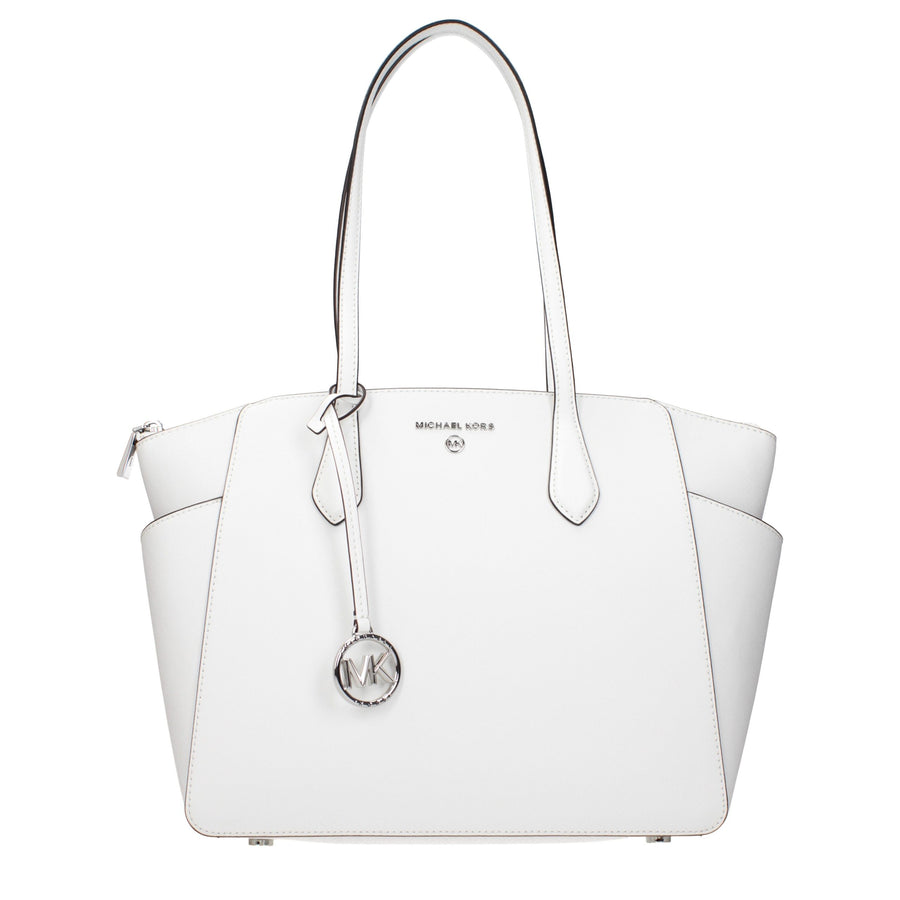 White Leather Shoulder Bag