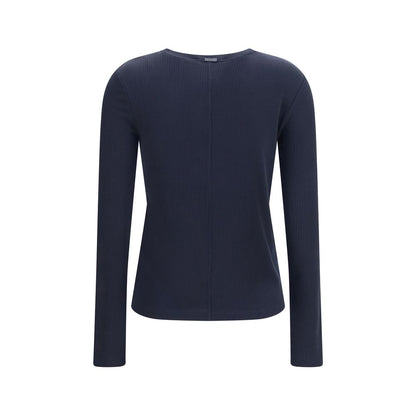Blue Lyocell Sweatshirt