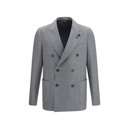Gray Wool Oves Aries Full-Length Jacket