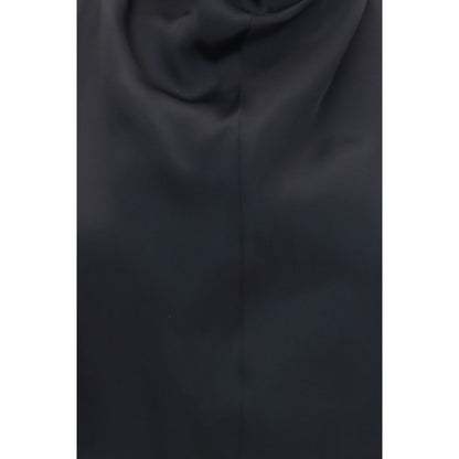 Black Acetate Blouse