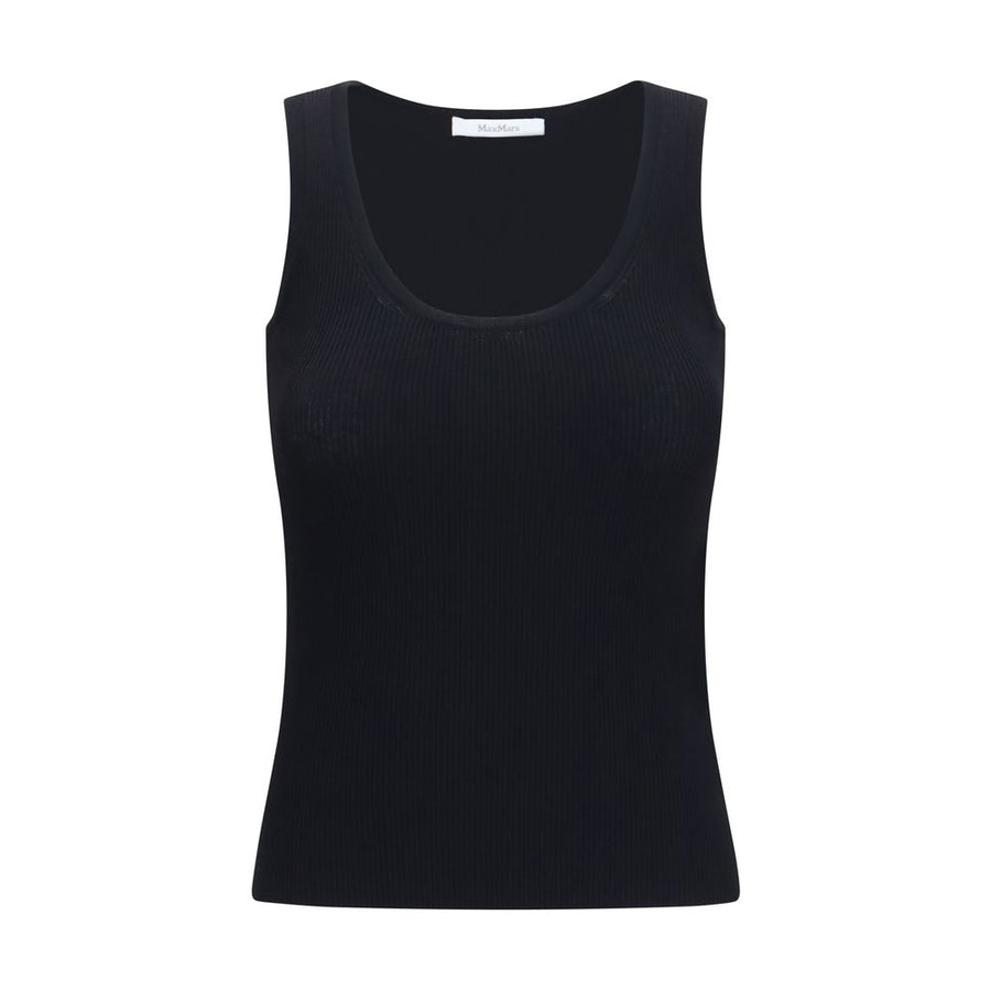 Black Viscose Tank Tops