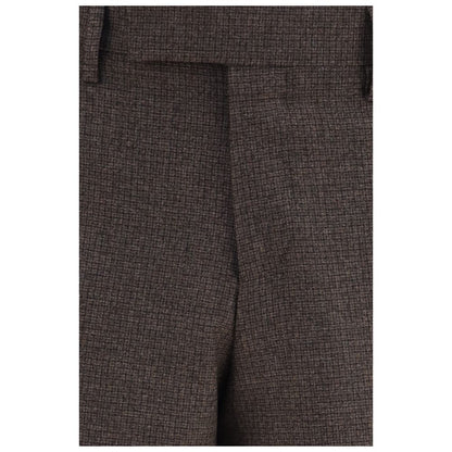 Brown Viscose Dress Pants