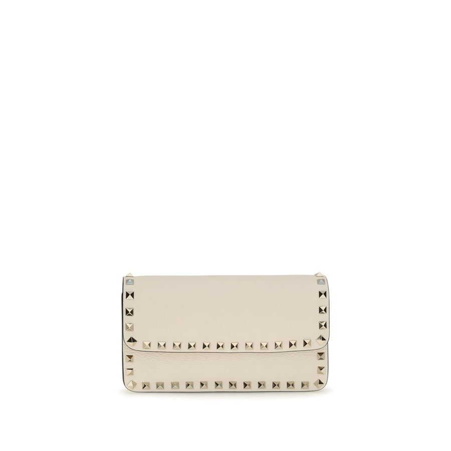 Beige Calf Leather Bos Taurus Wallet