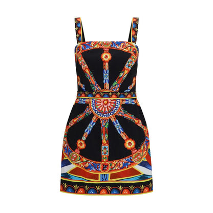 Multicolor Cotton Casual Dress