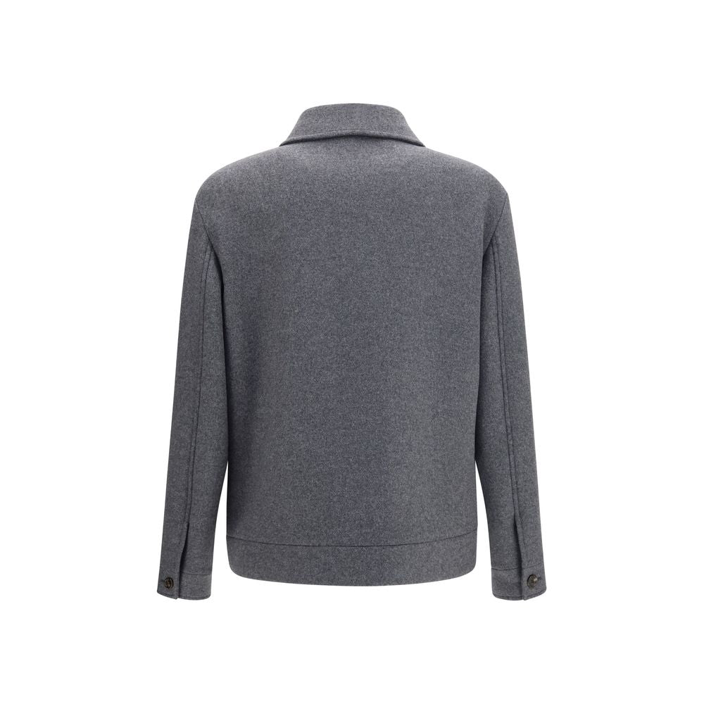 Gray Wool Oves Aries Jacket