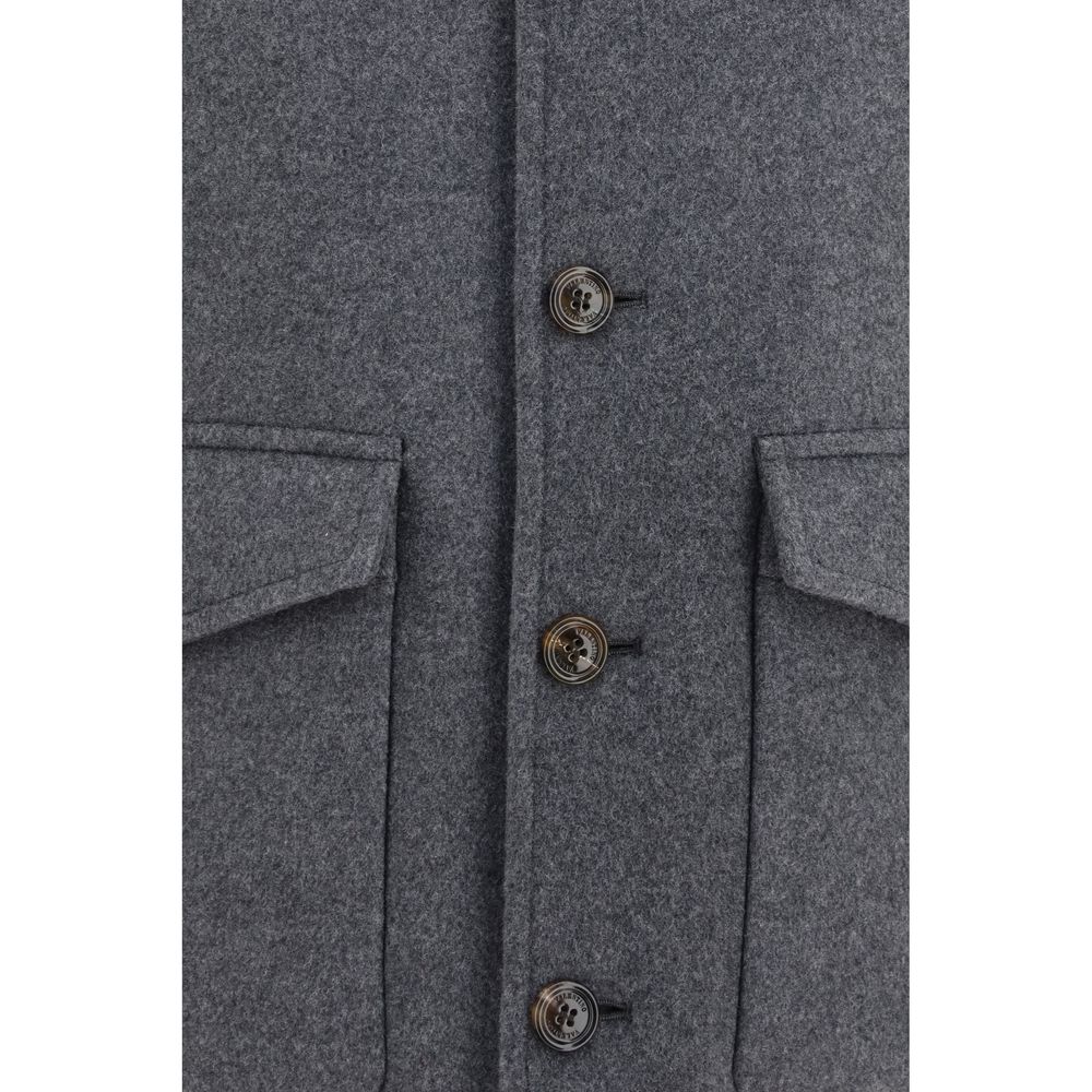 Gray Wool Oves Aries Jacket