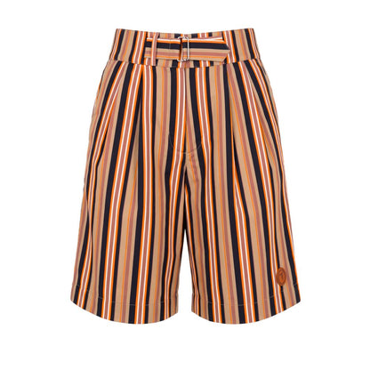 Beige Cotton Men's Shorts