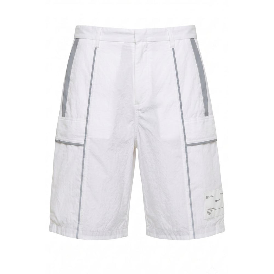 White Polyamide Men Shorts