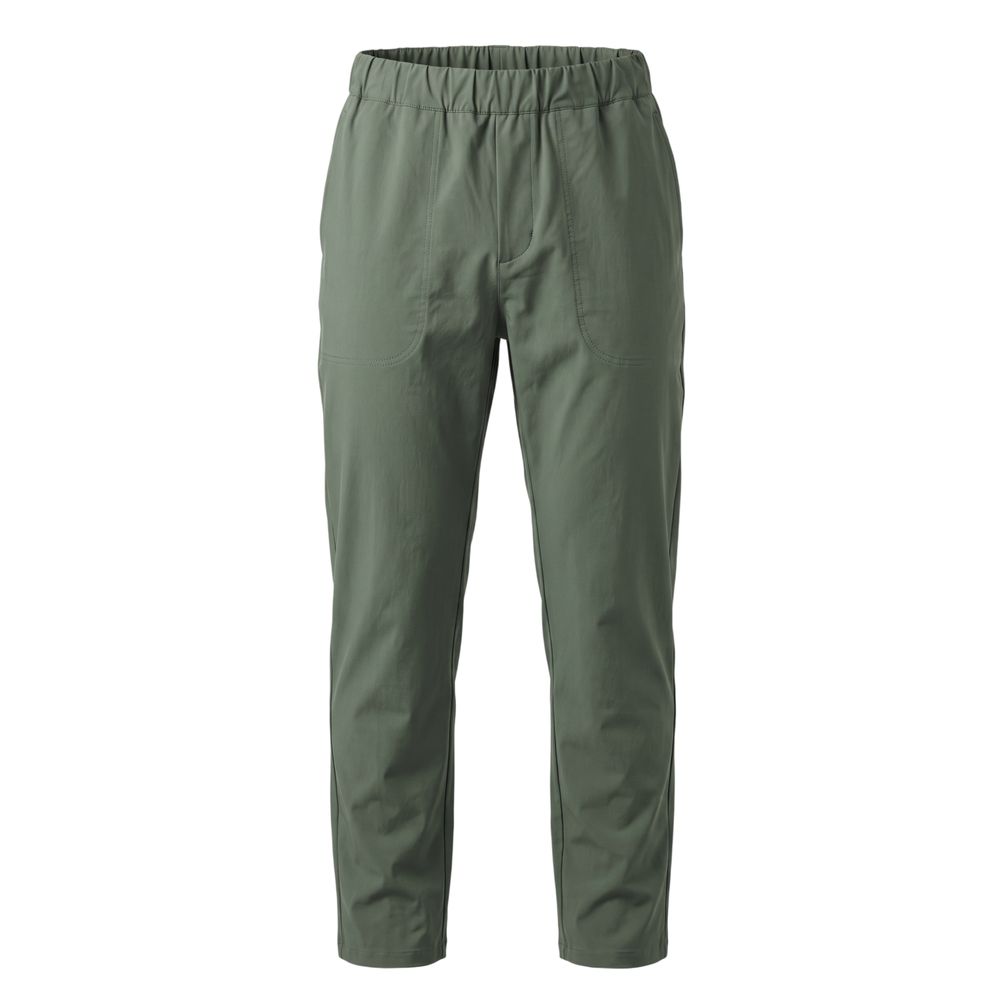 Green Cotton Men Pant