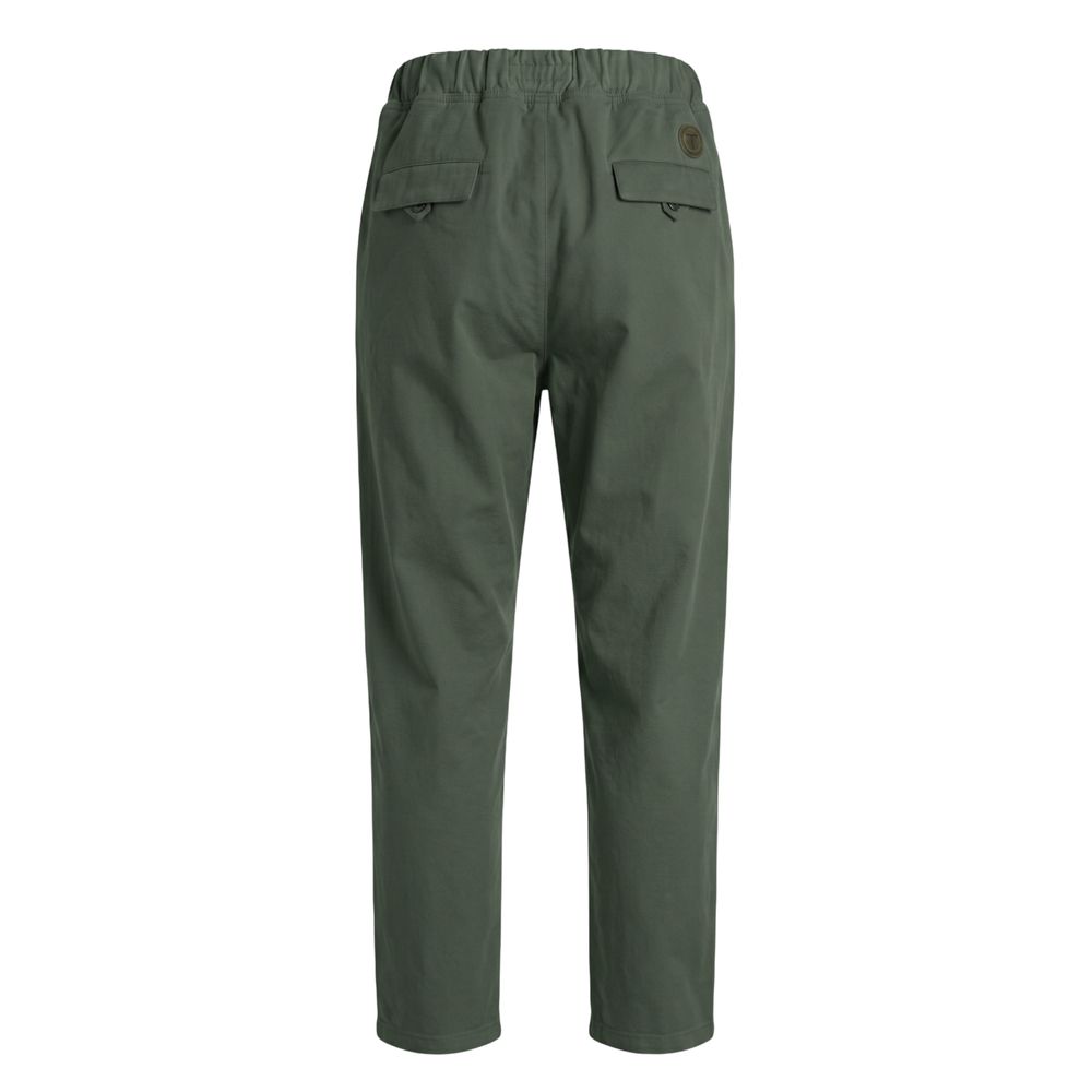 Green Cotton Men Pant