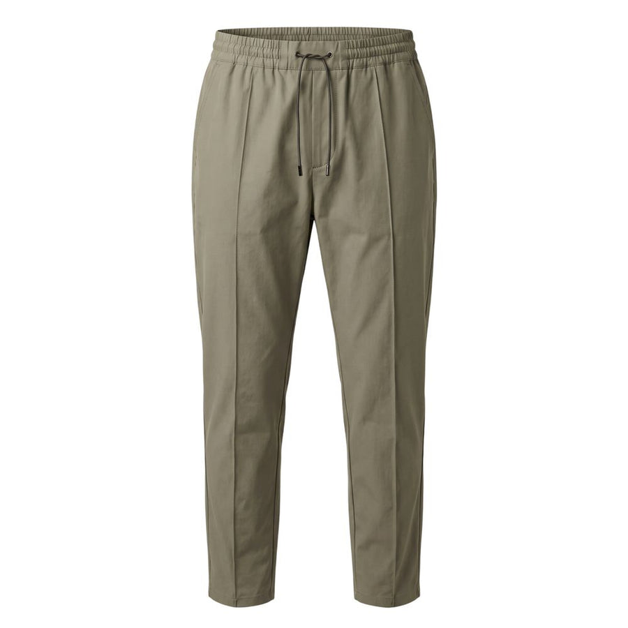 Green Cotton Blend Men's Pants