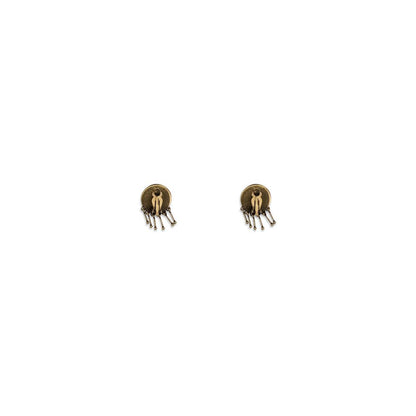 Gold Brass Earrings