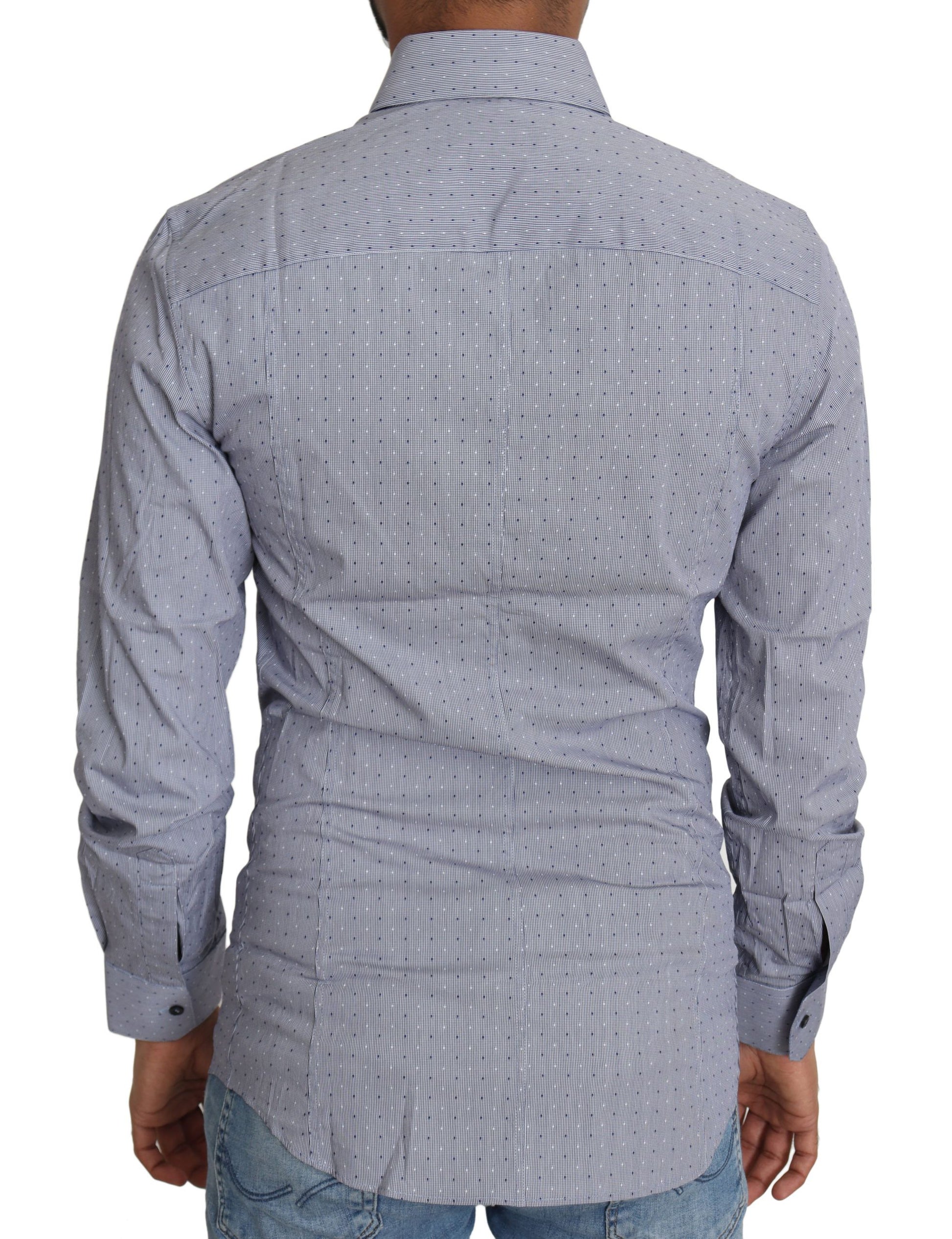 Sicilia Slim Fit Polka Dot Cotton Blend Shirt