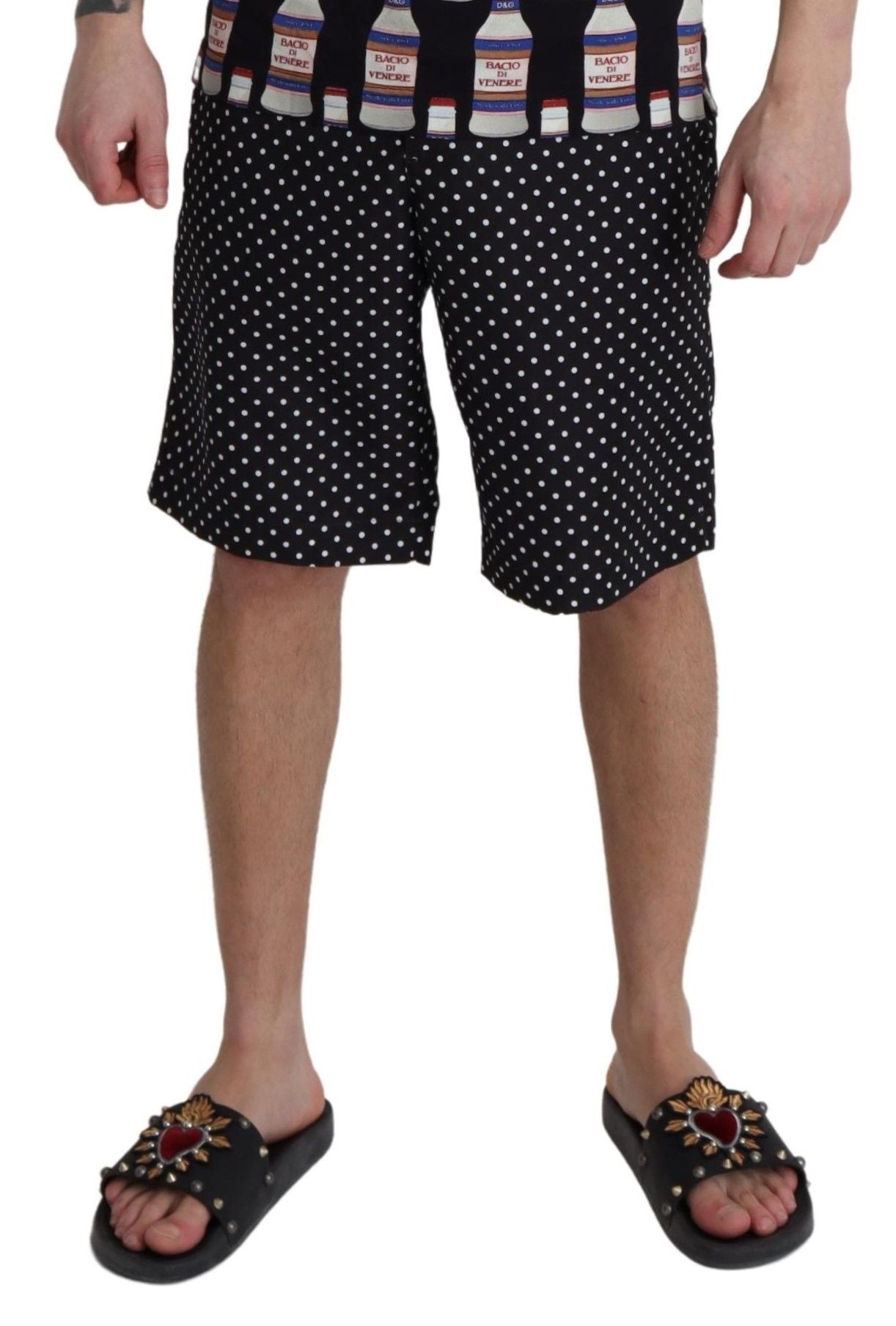 Polka Dot Elegance Swim Trunks Boxer