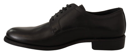 Elegant Black Derby Formal Shoes