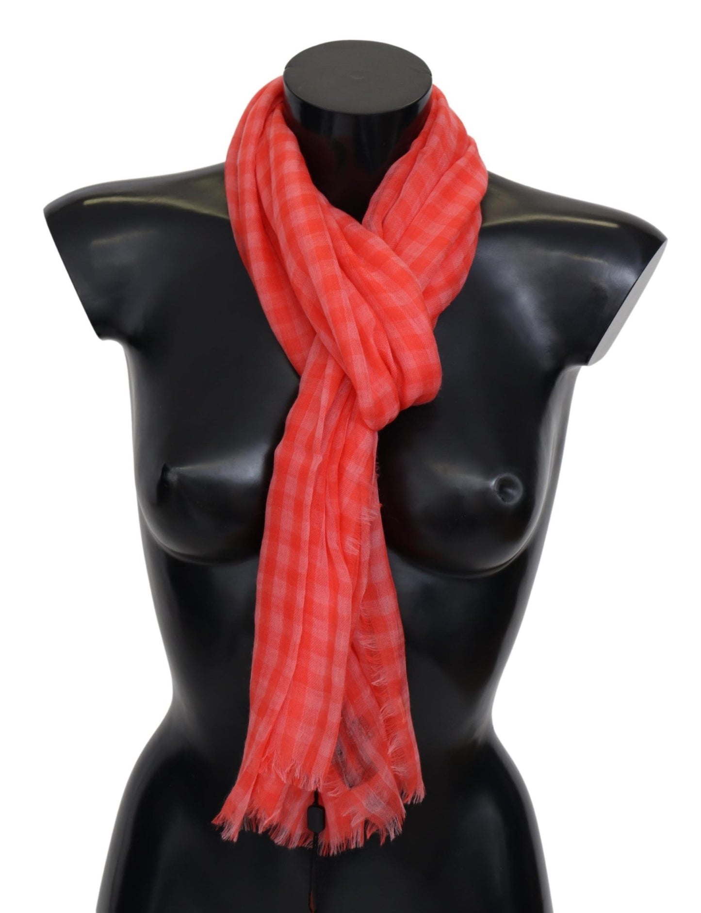 Luxurious Cashmere Checkered Scarf