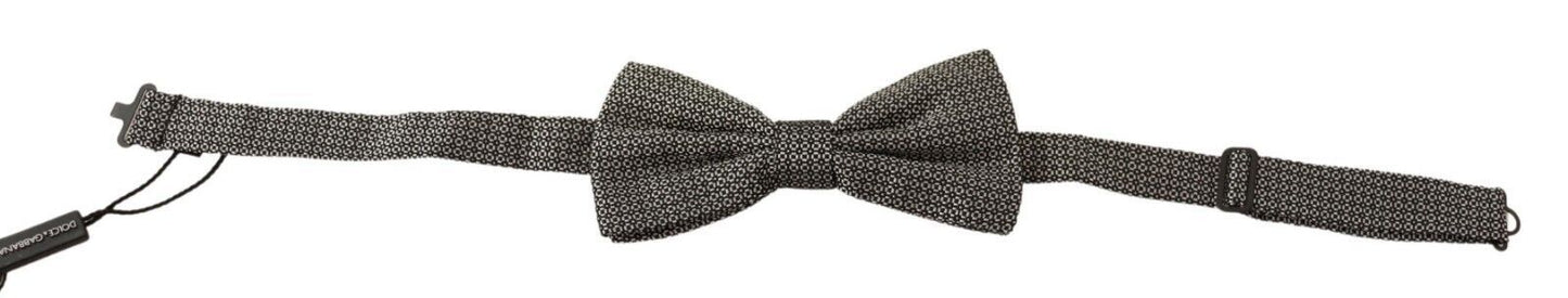 Elegant Multicolor Silk Bow Tie